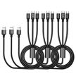 charging braided multiple charger compatible logo