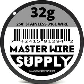 img 1 attached to 🔌 316L Stainless Steel Gauge Wire for Industrial Electrical Wiring & Connecting
