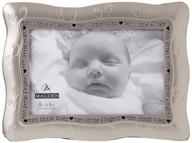 silver pewter picture frame: malden international designs ten little fingers, ten little toes, 4x6 логотип