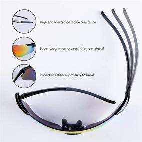 img 2 attached to Protection Sunglasses，Sport Sunglasses Lightweight Security