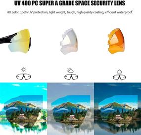 img 1 attached to Protection Sunglasses，Sport Sunglasses Lightweight Security