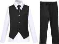 👶 tuxedo toddler bearer outfit dresswear: premium boys' clothing at suits & sport coats logo