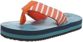 img 1 attached to 👣 Sandals for Boys: Hatley Boys' Large Size Flops in Children's Footwear