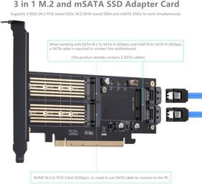img 1 attached to MSATA Adapter Card Aluminum Heatsink