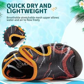 img 3 attached to Premium WOUEOI Aqua Water Shoes: Quick-Dry Sport Sandals for Toddler Boys & Girls