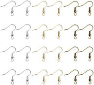 🐠 kbraveo 900pack hypo-allergenic fish earring hooks: gold bronze, silver plated for diy jewelry findings logo