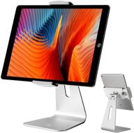 📱 viozon ipad pro stand: 360° rotatable tablet stand for 7-13 inch ipads, surface, and more – silver general logo