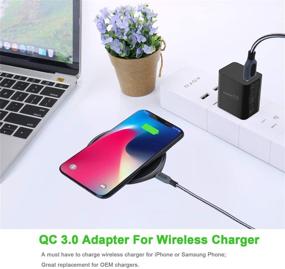 img 1 attached to 🔌 Besgoods 18W USB Wall Charger Adapter [4-Pack] with Quick Charge 3.0 - Fast Charging Block Compatible with Wireless Charger, Samsung Galaxy S9 S8/Note 8 9, iPhone, HTC 10 and More