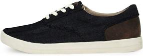 img 3 attached to Burnetie Mens Black Denim Sneaker