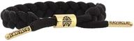 rastaclat men's braided bracelet: trendy and durable 100% polyester - medium/large size logo