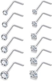 img 3 attached to Stainless Surgical Piercing Jewelry Diamond