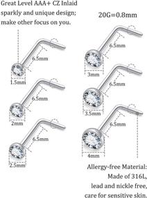 img 2 attached to Stainless Surgical Piercing Jewelry Diamond