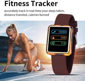 img 2 attached to IQuark Waterproof Fitness Touchscreen Smartwatch Cell Phones & Accessories