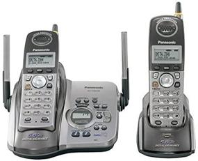 img 3 attached to 📞 Panasonic KX-TG5432M Cordless Phone: High Performance 5.8 GHz Platinum Handset Set with Answering System