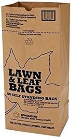 img 1 attached to 🛍️ Duro Bags 21089 2-Ply Garbax Lawn and Leaf Bag - Heavy-Duty Kraft Paper, 50 lb Capacity, Pack of 5