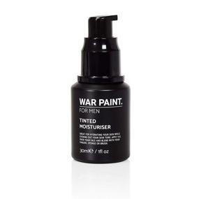 img 4 attached to Мужской тинтованный увлажняющий крем "War Paint" (оттенок Tan) - 5 доступных оттенков - Макияж, разработанный специально для мужчин - Веганские и нетестированные на животных продукты - Безупречное тонирование - Произведено в Великобритании