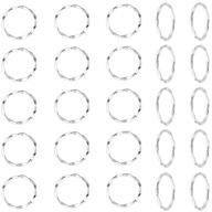 ph pandahall 50pcs alloy linking rings: tibetan style metal circles charms for jewelry making logo