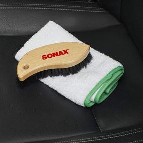 img 3 attached to Sonax 416741 Textile Leather Brush