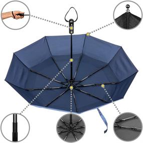img 3 attached to 🌂 Ultimate Protection: Ergonauts Windproof Vented Umbrella Coating