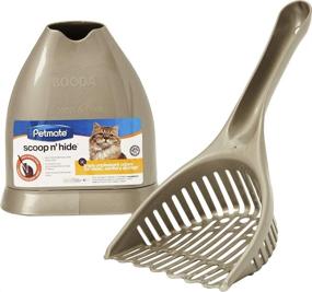 img 2 attached to 🐱 Efficient PETMATE Coop'N Hide Deep-Bucket Cat Litter Scoop with Built-In Rake - Available in 3 Vibrant Colors