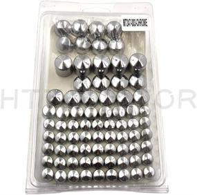 img 4 attached to 🏍️ HTTMT MT247-003-CD Chrome Bolts Toppers Caps: Perfect Fits for Harley Davidson Dyna Glide Twin Cam 1991-2012