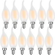 💡 dimmable decorative filament candelabra bulb logo