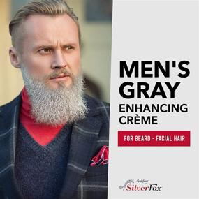 img 1 attached to 🧔 Godefroy Silver Fox Men's Beard Brightener: Enhancing Gray Tones for Caucasian Hair Types, 3 Fluid Ounce