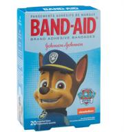 🐾 пластыри band-aid paw patrol: веселые и практичные аптечные принадлежности - 20 штук в упаковке! логотип