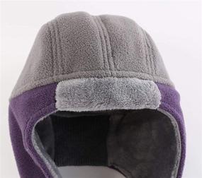 img 2 attached to ❄️ Home Prefer Kids Winter Hat: Cozy Fleece Earflap Hat for Toddler Boys and Girls, Perfect Snow Ski Hat