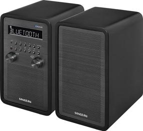 img 3 attached to 📻 Sangean WR-50P FM-RBDS/AM/Bluetooth Wooden Tabletop Stereo Digital Receiver, Black, 14.4X 13.2X 10