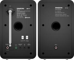 img 2 attached to 📻 Sangean WR-50P FM-RBDS/AM/Bluetooth Wooden Tabletop Stereo Digital Receiver, Black, 14.4X 13.2X 10