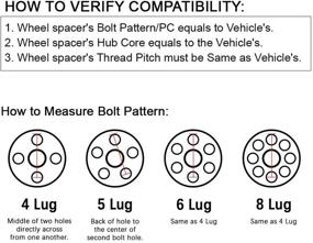 img 1 attached to MAYASAF Hubcentric Wheel Spacers [4 PACK