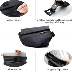 img 2 attached to NIID R1 Sling Bag Multipurpose Shoulder Bag Waterproof Anti-Theft Crossbody Bag For Working And Travel Backpacks