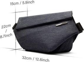 img 3 attached to NIID R1 Sling Bag Multipurpose Shoulder Bag Waterproof Anti-Theft Crossbody Bag For Working And Travel Backpacks