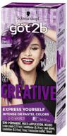 semi-permanent hair color, 094 perky purple by got2b creative logo