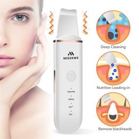 img 2 attached to 🧖 Ultimate Skin Scrubber: Blackhead Remover & Pore Cleaner with 4 Modes for Deep Cleansing and Facial Beauty Lifting - Includes Two Silicone Cases