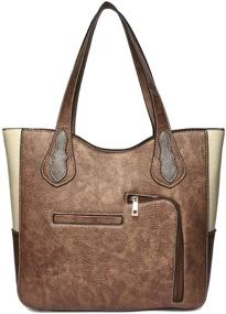 img 1 attached to 👜 Женские сумки и кошельки: стильная сумка через плечо с слоном и стразами и скрытым дизайном