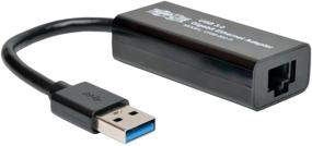 img 2 attached to 🔌 Tripp Lite USB 3.0 SuperSpeed Gigabit Ethernet NIC Network Adapter, 10/100/1000 Mbps, Black (U336-000-R)