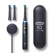 oral-b io series 8 electric 🪥 toothbrush: black onyx with 3 replacement brush heads logo