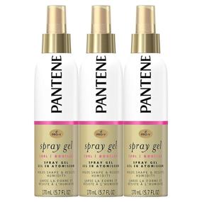 img 4 attached to 💁 Pantene Pro-V Curl Spray Gel - Hold Shape & Resist Humidity, Triple Pack, 5.7 Fl Oz