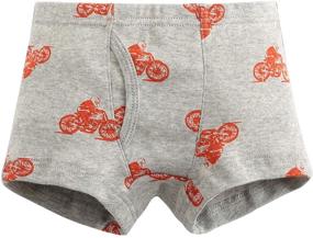 img 3 attached to 🦖 Dinosaur Bulldozer Motorcycle Boys' Underwear: Breathable Athletic Clothing for Active Kids