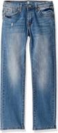 all mankind little stretch brushed boys' clothing : jeans logo