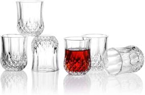 img 4 attached to Lead-Free Crystal Tequila Glasses by Valeways