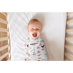 img 1 attached to 🐻 Bubble Bear Sacks: The Perfect Adjustable Blanket for Boys, Available at Swaddling Kids' Home Store