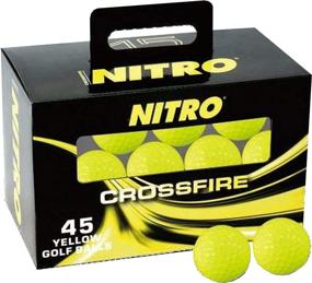 img 1 attached to 🟡 Vibrant Yellow Nitro Crossfire 45 Ball Pack for Ultimate Performance