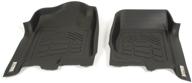 🏞️ westin wade 72-110001 black sure-fit front molded floor mat set - 1 pair: right & left logo