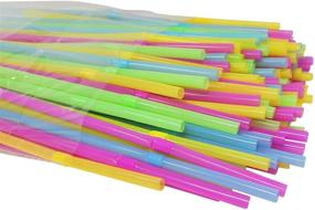 img 2 attached to Flexible Plastic Straws Colors Disposable