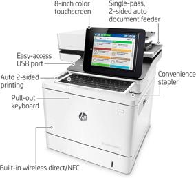 img 3 attached to 🖨️ Efficient Workflow Management with HP Color LaserJet Enterprise Flow MFP M577z: Fast Scanning & Built-in OCR Software (B5L48A)