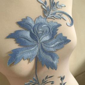 img 2 attached to Flowers Applique Embroidery Accessory Cheongsam Sewing for Trim & Embellishments