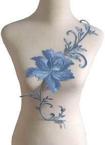 img 3 attached to Flowers Applique Embroidery Accessory Cheongsam Sewing for Trim & Embellishments